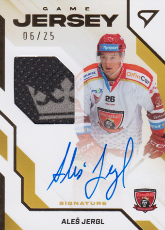 Jergl Aleš 22-23 Tipsport Extraliga Game Jersey Auto #GJS-AJ