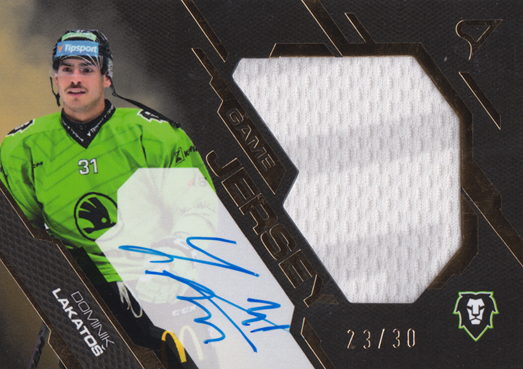 Lakatoš Dominik 25-26 Tipsport Extraliga Game Jersey Gold Auto #GJS-DL