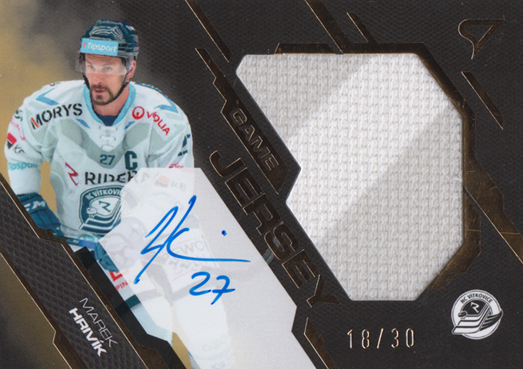 Hrivík Marek 25-26 Tipsport Extraliga Game Jersey Gold Auto #GJS-MH