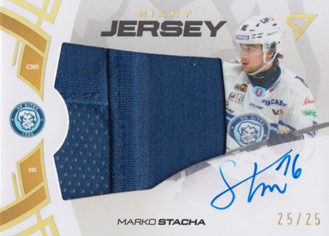 Stacha Marko 24-25 Tipos Extraliga Giant Jersey Auto #GJS-MS