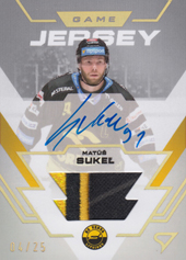 Sukeľ Matúš 23-24 Tipsport Extraliga Game Jersey Auto #GJS-MS