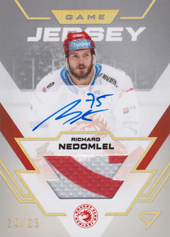 Nedomlel Richard 23-24 Tipsport Extraliga Game Jersey Auto #GJS-RN