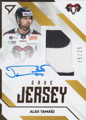 Tamáši Alex 22-23 Tipos Extraliga Game Jersey Auto #GJS-TA
