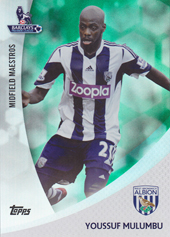 Mulumbu Youssuf 13-14 Topps Premier Gold Midfield Maestros Green #MM-YM