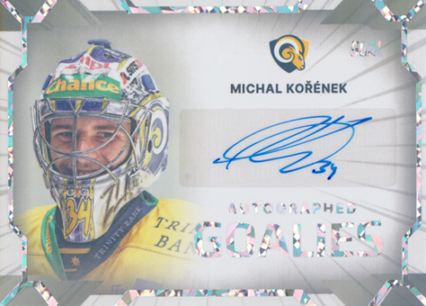 Kořének Michal 23-24 GOAL Cards Chance liga Goalies Auto #AG-2