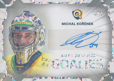 Kořének Michal 23-24 GOAL Cards Chance liga Goalies Auto #AG-2