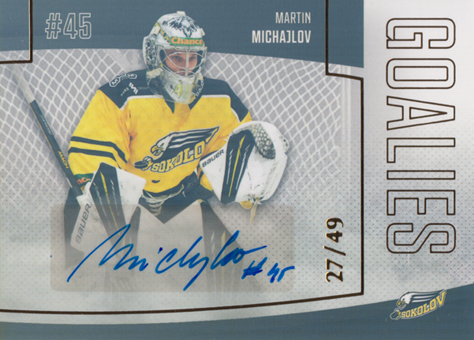 Michajlov Martin 22-23 GOAL Cards Chance liga Goalies Autograph #G-4