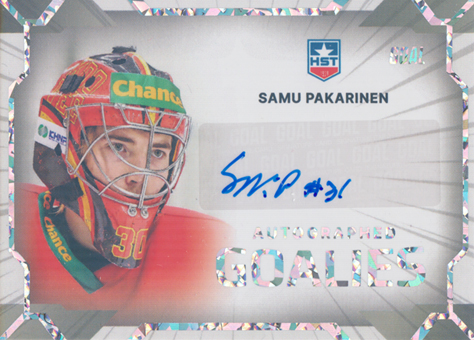 Pakarinen Samu 23-24 GOAL Cards Chance liga Goalies Auto #AG-6