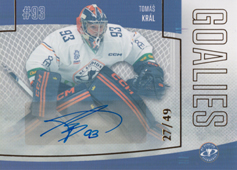 Král Tomáš 22-23 GOAL Cards Chance liga Goalies Autograph #G-7