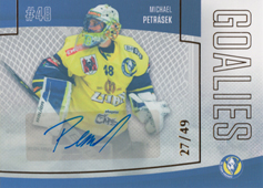 Petrásek Michael 22-23 GOAL Cards Chance liga Goalies Autograph #G-9
