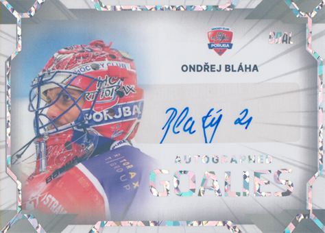 Bláha Ondřej 23-24 GOAL Cards Chance liga Goalies Auto #AG-10