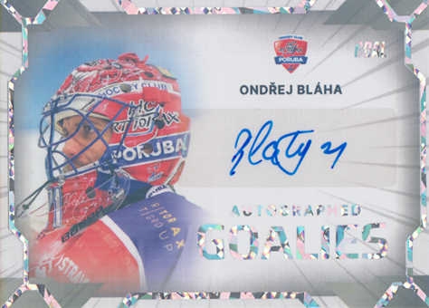 Bláha Ondřej 23-24 GOAL Cards Chance liga Goalies Auto #AG-10