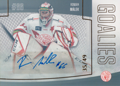 Málek Roman 22-23 GOAL Cards Chance liga Goalies Autograph #G-10