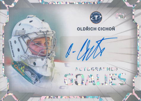 Cichoň Oldřich 23-24 GOAL Cards Chance liga Goalies Auto #AG-12