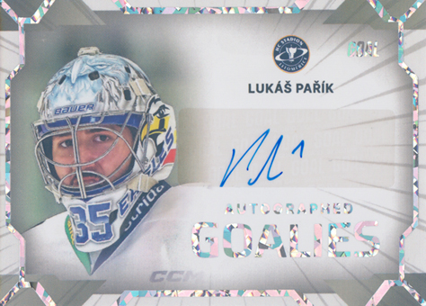 Pařík Lukáš 23-24 GOAL Cards Chance liga Goalies Auto #AG-13