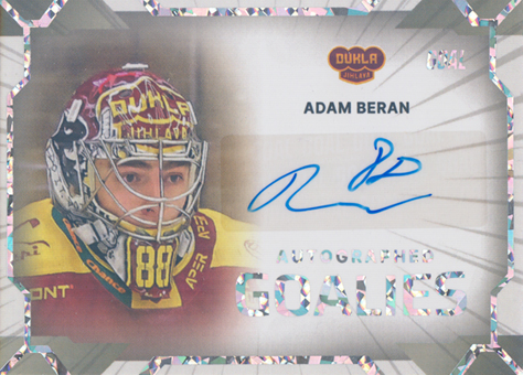 Beran Adam 23-24 GOAL Cards Chance liga Goalies Auto #AG-14