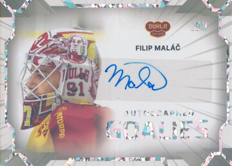 Maláč Filip 23-24 GOAL Cards Chance liga Goalies Auto #AG-15