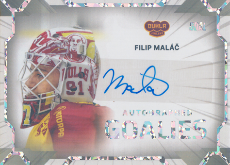 Maláč Filip 23-24 GOAL Cards Chance liga Goalies Auto #AG-15