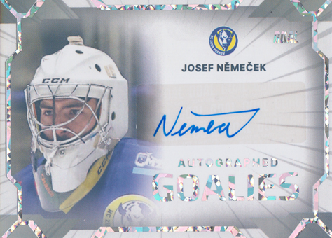 Němeček Josef 23-24 GOAL Cards Chance liga Goalies Auto #AG-18