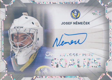 Němeček Josef 23-24 GOAL Cards Chance liga Goalies Auto #AG-18