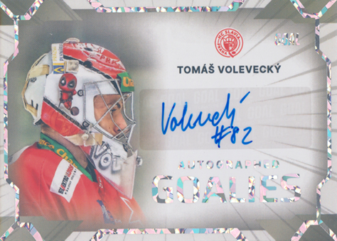 Volevecký Tomáš 23-24 GOAL Cards Chance liga Goalies Auto #AG-21