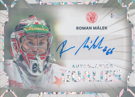 Málek Roman 23-24 GOAL Cards Chance liga Goalies Auto #AG-22