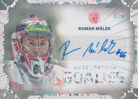 Málek Roman 23-24 GOAL Cards Chance liga Goalies Auto #AG-22