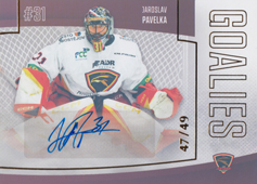 Pavelka Jaroslav 22-23 GOAL Cards Chance liga Goalies Autograph #G-22