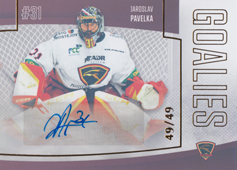 Pavelka Jaroslav 22-23 GOAL Cards Chance liga Goalies Autograph #G-22