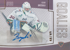 Brízgala Adam 22-23 GOAL Cards Chance liga Goalies Autograph #G-23