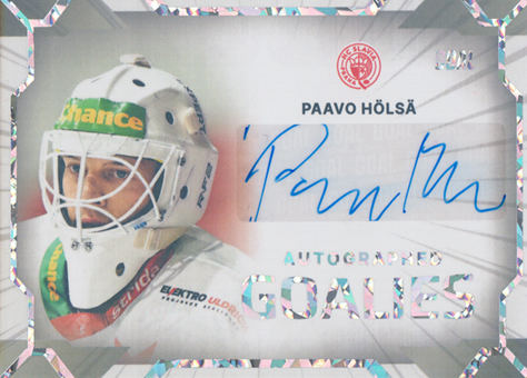 Hölsä Paavo 23-24 GOAL Cards Chance liga Goalies Auto #AG-23
