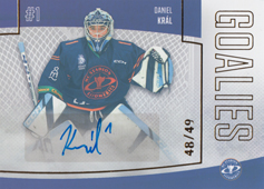Král Daniel 22-23 GOAL Cards Chance liga Goalies Autograph #G-26