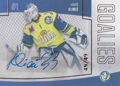 Klimeš Lukáš 22-23 GOAL Cards Chance liga Goalies Autograph #G-29