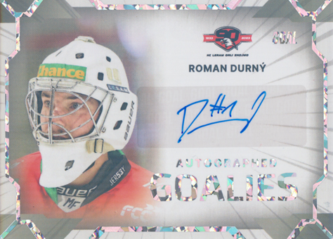 Durný Roman 23-24 GOAL Cards Chance liga Goalies Auto #AG-30