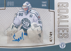 Sajdl Tomáš 22-23 GOAL Cards Chance liga Goalies Autograph #G-32