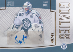Sajdl Tomáš 22-23 GOAL Cards Chance liga Goalies Autograph #G-32