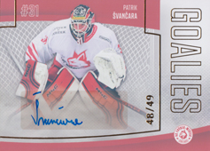 Švančara Patrik 22-23 GOAL Cards Chance liga Goalies Autograph #G-33