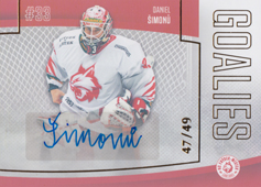 Šimonů Daniel 22-23 GOAL Cards Chance liga Goalies Autograph #G-34
