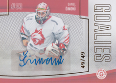 Šimonů Daniel 22-23 GOAL Cards Chance liga Goalies Autograph #G-34