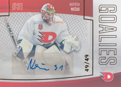 Nečas Vojtěch 22-23 GOAL Cards Chance liga Goalies Autograph #G-36