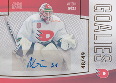 Nečas Vojtěch 22-23 GOAL Cards Chance liga Goalies Autograph #G-36