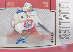 Slíž Marek 22-23 GOAL Cards Chance liga Goalies Autograph #G-37