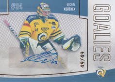 Kořének Michal 22-23 GOAL Cards Chance liga Goalies Autograph #G-39