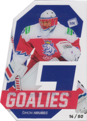 Hrubec Šimon 2021 MK Reprezentace Goalies Blue #G1