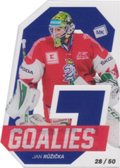 Růžička Jan 2021 MK Reprezentace Goalies Blue #G10