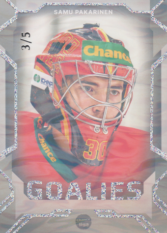 Pakarinen Samu 23-24 GOAL Cards Chance liga Goalies Neon #G-6