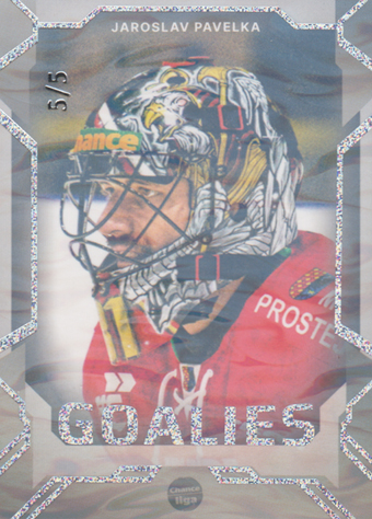 Pavelka Jaroslav 23-24 GOAL Cards Chance liga Goalies Neon #G-9