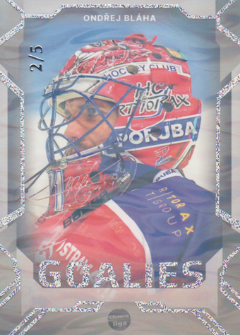 Bláha Ondřej 23-24 GOAL Cards Chance liga Goalies Neon #G-10