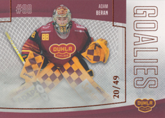 Beran Adam 22-23 GOAL Cards Chance liga Goalies Parallel #G-1