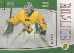 Zhukov Maksim 22-23 GOAL Cards Chance liga Goalies Parallel #G-3